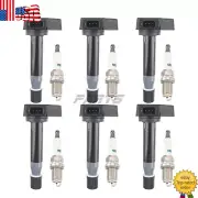 Ignition Coil + Spark Plug Set For 2003 2004 2005 2006 2007 Honda Pilot V6 3.5L (for: Honda)