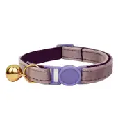 ANYWAGS Cat Collar Purple Pink Large with Safety Buckle, Bell, and Durable Strap Stylish and Comfortable Pet Accessory