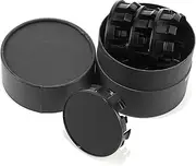 Rhinotuning 70mm/65mm Black ABS Wheel Center Hub Caps for Armada 18'' Wheel (2004-2005) Replacement