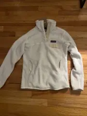 Patagonia Women’s Sz XS Cream Re-Tool Snap-T Fleece Pullover