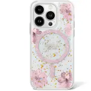 Guess Real Flowers & Glitter for iPhone 16