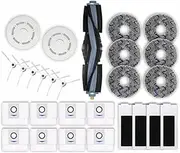 Accessories Main Side Brush Mop Cloth HEPA Filter Dust Bag Replacement Spare Parts.Compatible for Deebot T20 Omni X1 Omni X1 T10 Turbo T10 Omni(27PCS)