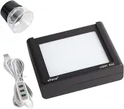 eTone Slide and Film viewer, digitizing/scanning/Copying. Light Box Scanner with 10 Adjustable Brightness USB Interface. Comes with 10x Lens.