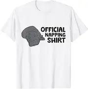 [X.Style] Hippo Napping Shirt Sleeping Hippo Pajama ds617 T-Shirt White