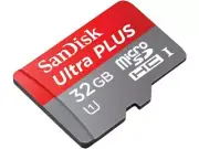 SanDisk Ultra Plus 32GB microSDHC UHS-I Class10 Flash Memory for Camera Galaxy