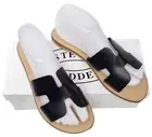STEVE MADDEN Ladies Grayson Black Tan Flat Shoes EU 41 UK 8 MRP £89