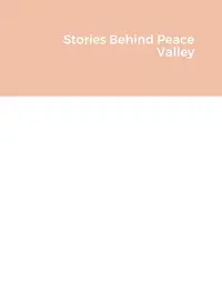 在飛比找誠品線上優惠-Stories Behind Peace Valley