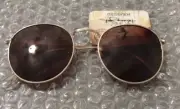 Panama Jack Polarized Round Gold Frame 100% UVA + UVB Protection Sunglasses