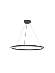 Lucci Connect Beam 800mm LED RGB Smart Pendant with Day Night Sleep in Black