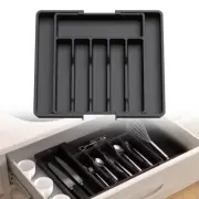 Cutlery Tray Insert for Drawer Kitchen Expandable Extendable and Perfect Fit