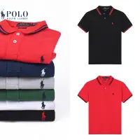 在飛比找蝦皮商城精選優惠-【歐美服飾】男生 Polo 刺繡 小馬 雙條領 POLO衫 