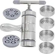 KOCKSHION Stainless Steel Manual Honey Extractor Small Noodle Press Pasta Maker Machine Honey Extractor Manual Ramen Noodle Maker