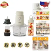 2-Speed Blender and Food Processor - Portable Juicing & Meat Grinder Included