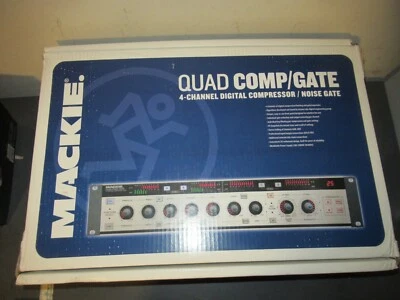 MACKIE - QUAD COMP/GATE COMPRESSOR NOS NIB NEW