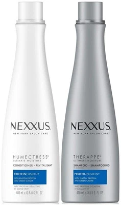 Nexxus Shampoo & Conditioner Combo Pack, Therappe Humectress, Caviar Complex, 13