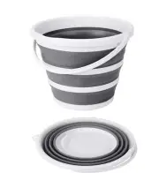 Eurow Collapsible Bucket with Handle Indoor Outdoor Travel Portable 10L Water