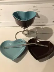 Fondue-chocolate-ceramic Btand Nrw Set Im Box