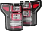 Brilluxa LED Tail Lights, Dynamic Rear Lamps With Clear Lens, Tail Light Assembly, IP67 Waterproof Taillamp Set