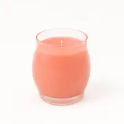 Highly Scented Orange Vase Candle - 500 Gram - Mimosa & Mandarin