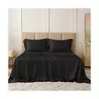 THXSILK Silk Sheet Set 4 Pcs, 22 Momme 100% Top Grade Natural Mulberry Silk B...