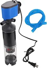 Sosoport Aquarium Accessories Fish Tank Filter Pump Poop Filter Water Cleaner Air Pump Oxygenation Pump Quiet Easy to Install for Aquariums