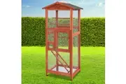 i.Pet 72cm x 60cm x 168cm Bird Cage Pet Cages Large Aviary Parrot Carrier Travel Canary Wooden XL