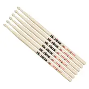3 Pairs Vic Firth 2B Wood Tip Drumsticks American Classic Hickory