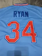 Nolan Ryan #34 Jersey XL Texas Rangers Cooperstown Classic