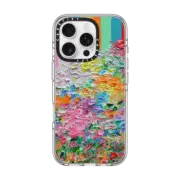 iPhone 16 Pro Clear Case MagSafe Compatible Floral Frequency