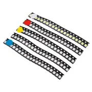 100Pcs 2835 Surface Mount Diode, 1.8-3V Light Emitting Diodes Chips 5 Colors