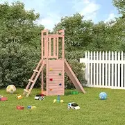 Outdoor Playset Solid Wood Douglas,Swing Sets & Playsets 27.67KG-3155916