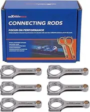 maXpeedingrods H-Beam Connecting Rods + ARP Bolts for Nissan Skyline GTS R31 Patrol RB30 RB30DET, 152.5mm