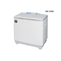 在飛比找蝦皮購物優惠-【SANLUX台灣三洋】10公斤雙槽洗衣機 SW-1068