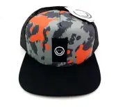 Neff Billboard Adult Mens One Size Black Grey Camo Adjustable Snapback Cap Hat