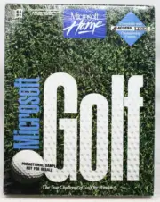 Microsoft Golf - PC 1992 - Promo Sample - NFR - Big Box - NEW - See desc.