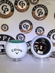 Custom "KYLE PITTS" Auto Golf Ball Shot Glass - Hollowed Golf Ball