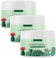 Prickly Pear Seed Cream, Natural Herbal Formula Face, Cold-Pressed, Nourish and Hydrate, Deep Hydration for Men Women,3pcs