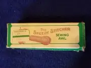 Vintage The Speedy Stitcher Sewing Awl w/Box & Instructions