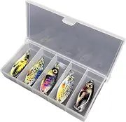Multi-Jointed Swimbaits, Bass Lures - Freshwater Fishing Lures 5pcs | Topwaters Bait Pack, Fishing Tackle Kit, Fishing Lures Baits for Bass, Swimming Lures Bass, Freshwater Saltwater Bass Fishing Lure
