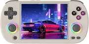Anbernic RG40XXH Retro-Spielekonsole, 4-Zoll IPS Display, 64GB ROM, Linux 64-bit, RGB-Beleuchtung, Quad-Core A53 - Grau