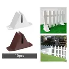 10 Pieces Fence Stand Support Triangle Reinforcement Fittings AntiSlip Dog Panel