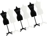 TOYANDONA 6pcs Doll Dress Display Holders Sturdy Mannequin Model Stand for Doll Clothes Safe Support Racks for Boys and Girls Birthday Christmas