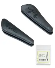 Ray Ban RB3664 Chromance Black Rubber Replacement End Temple Tip Genuine