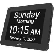 Day Clock 2024 Dementia Clock with Custom Alarms & Calendar Reminders, Clocks...