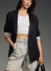 Anthropologie The Ettie Blazer by Maeve: Linen Edition. Size S. MSRP $148