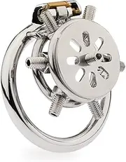 Sex Toy Male Metal Inverted Chastity Device Chasity Cage Stainless Steel Cock Cage for Men BDSM Penis Cage Penis Ring Chastity Belt Adult Game Massage to Prevent Erection Restraint