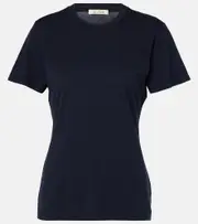 [Nili Lotan] Nili Lotan Cotton jersey T-shirt AU 14 blue
