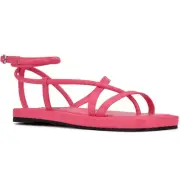 Nine West Womens Waren3 Flat Strappy Thong Thong Sandals Shoes BHFO 8849