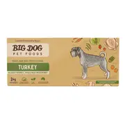 Big Dog Barf Allergy Turkey Dog Food 3kg