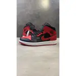 NIKE AIR JORDAN 1 MID BRED 黑紅 小禁穿 籃球 554724-074潮流男女鞋